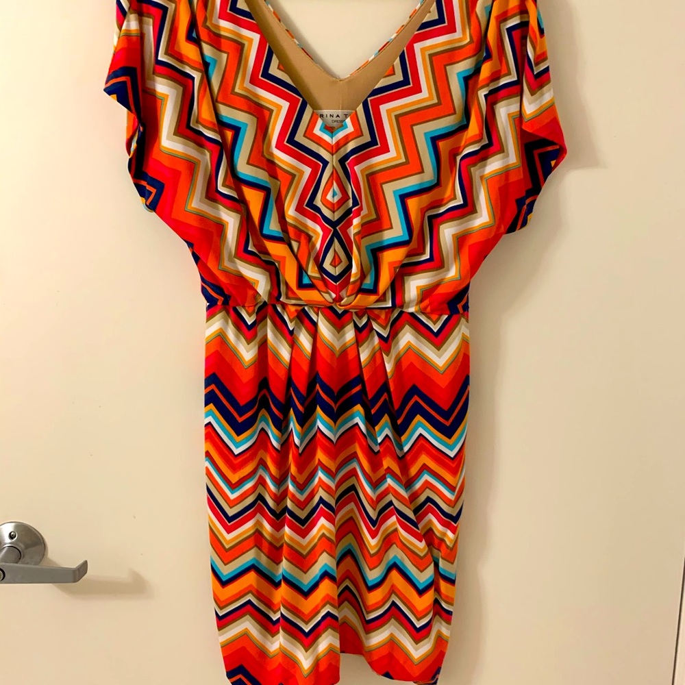 Trina Turk Chevron Dress